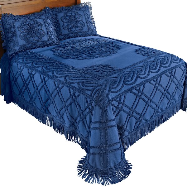 Winston Brands Ensemble De Couvre Lit Coton Royal Blue Wayfair Canada